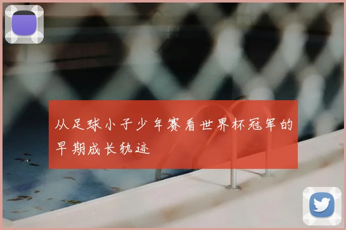从足球小子少年赛看世界杯冠军的早期成长轨迹